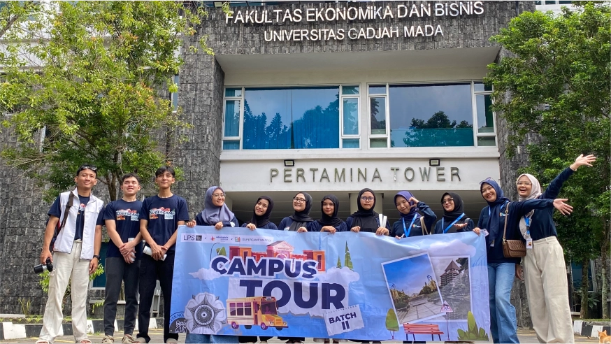 Campus tour UGM Fakultas Ekonomi Bisnis Supercamp Jogja