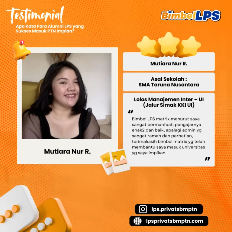 Testimoni siswa Supercamp lolos UTBK SNBT dan masuk PTN favorit - slide 25