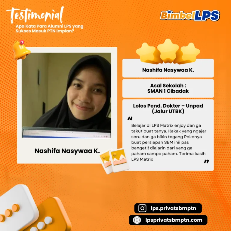 Testimoni siswa Supercamp lolos UTBK SNBT dan masuk PTN favorit - slide 4